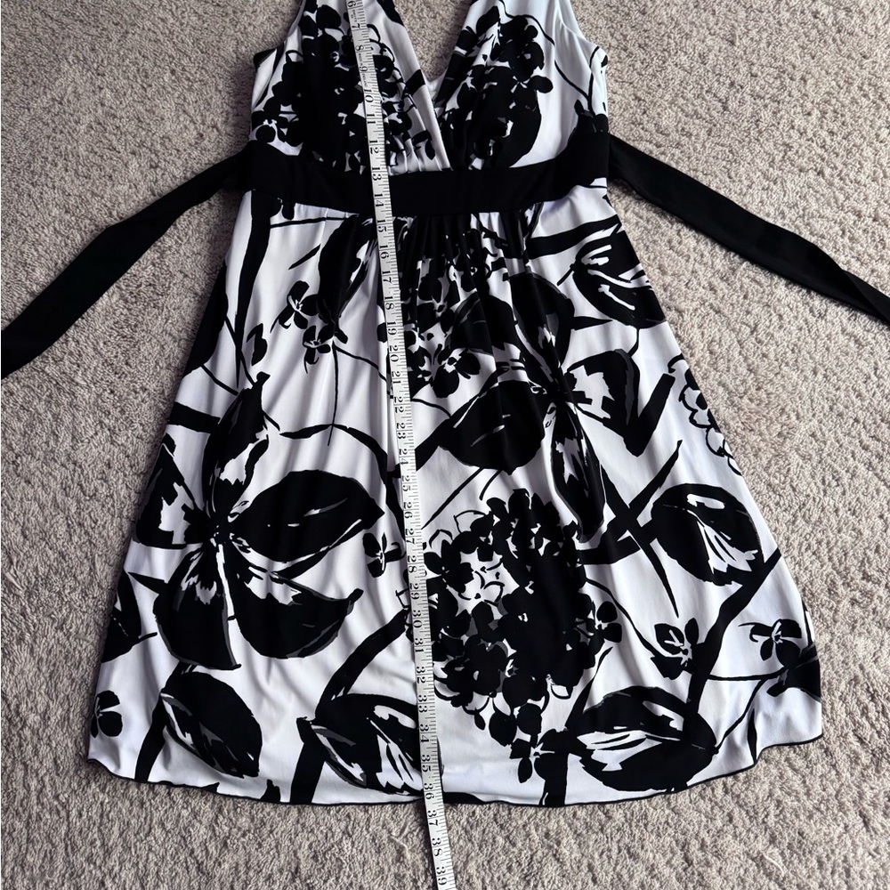 Speckless Black and White Floral Dress size large - Picture 5 of 7